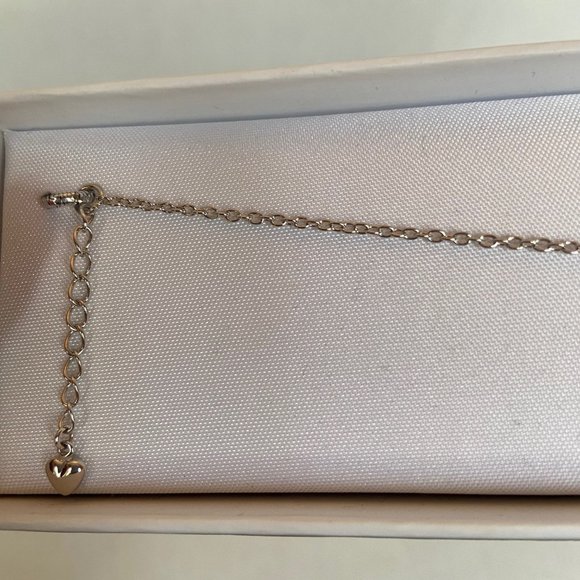 Things Remembered Bracelet w/ CZ heart & infinity - Picture 3 of 4